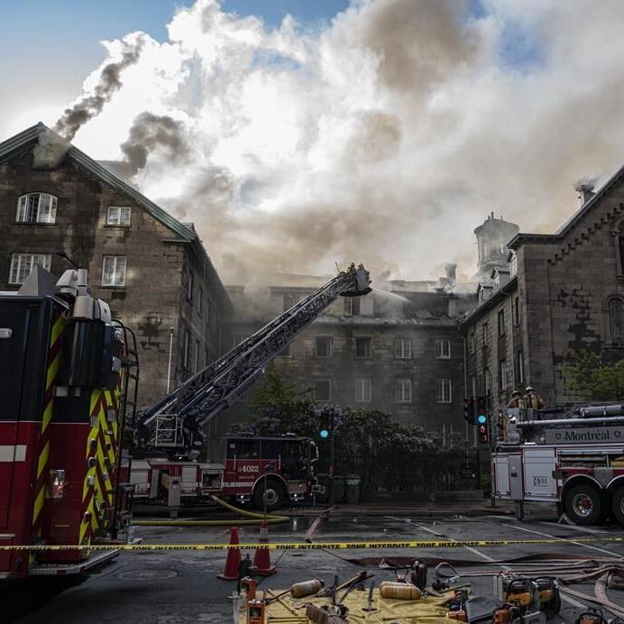 Firefighters stamp out Montreal heritage building blaze 42 hours after it ignited